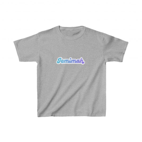 Kids Heavy Cotton™ Tee - Custom Name Shirt for Girls - Image 2