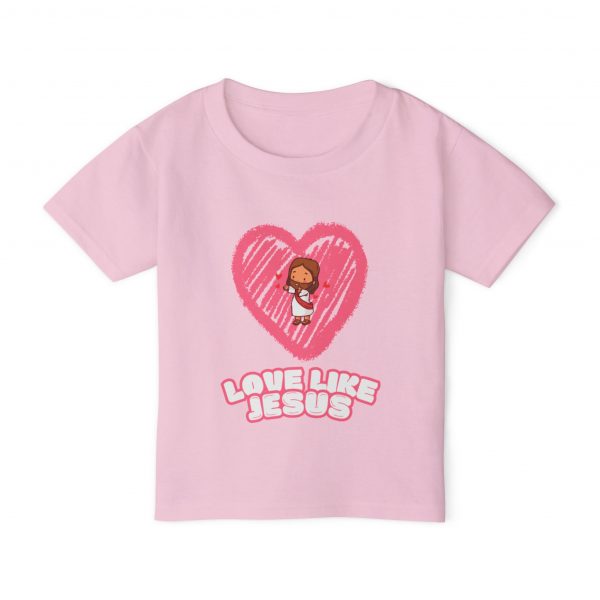 Heavy Cotton™ Toddler T-shirt - Love like Jesus - Image 6