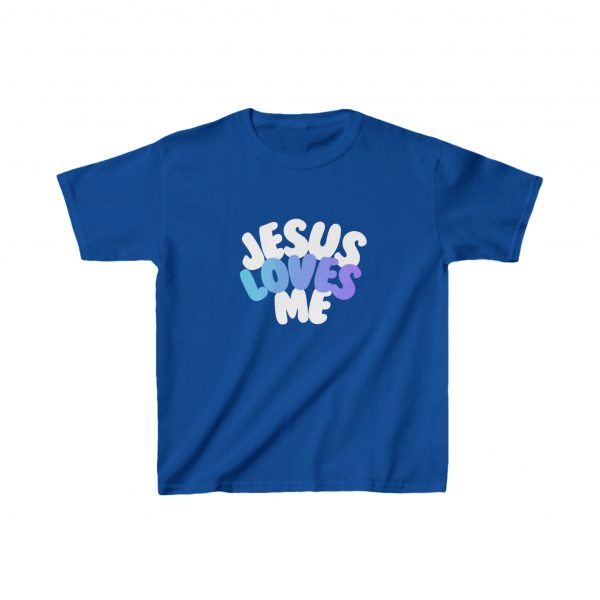 Kids Heavy Cotton™ Tee - Jesus Loves Me - Image 8