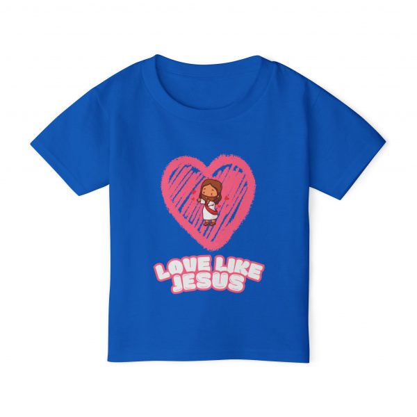 Heavy Cotton™ Toddler T-shirt - Love like Jesus - Image 4