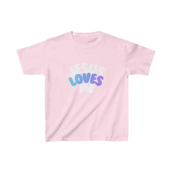 Kids Heavy Cotton™ Tee - Jesus Loves Me - Image 10