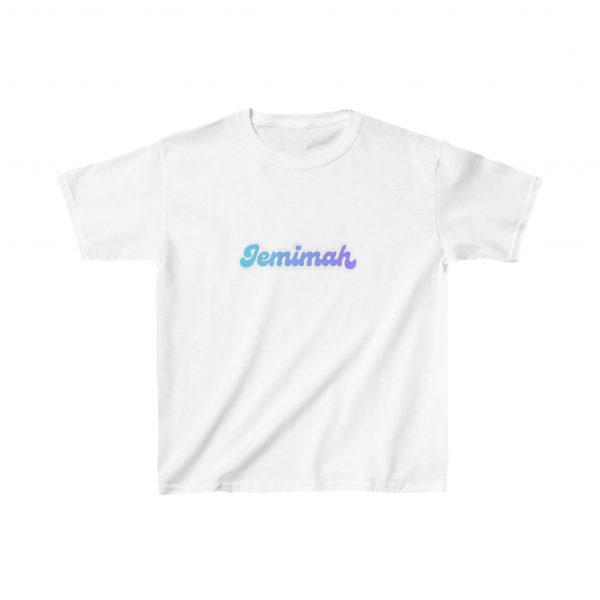 Kids Heavy Cotton™ Tee - Custom Name Shirt for Girls - Image 3
