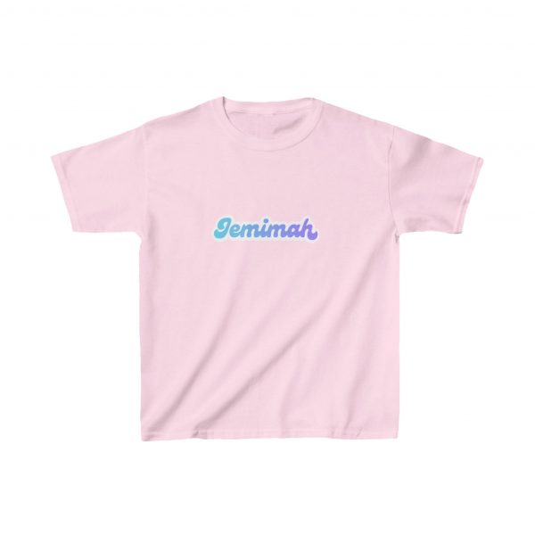 Kids Heavy Cotton™ Tee - Custom Name Shirt for Girls