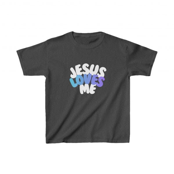 Kids Heavy Cotton™ Tee - Jesus Loves Me - Image 6