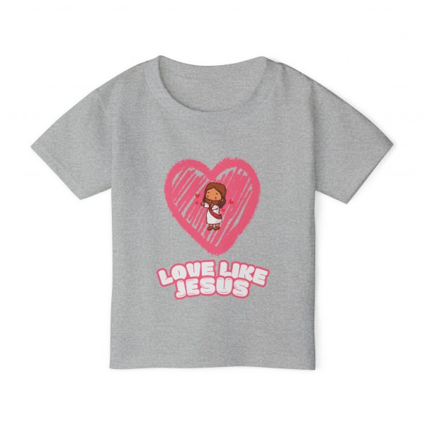 Heavy Cotton™ Toddler T-shirt - Love like Jesus - Image 2