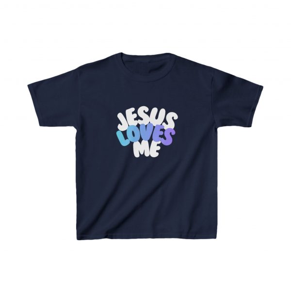 Kids Heavy Cotton™ Tee - Jesus Loves Me - Image 9