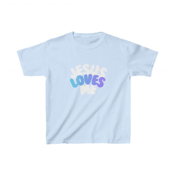 Kids Heavy Cotton™ Tee - Jesus Loves Me - Image 7