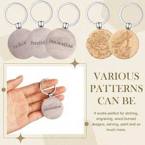 Custom Wooden Engrave Keychains