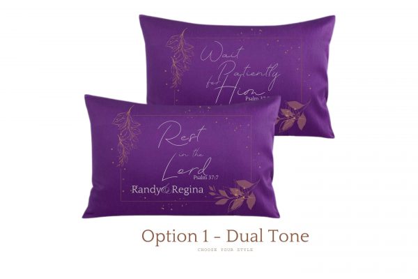 Customized Pillowcase - 100% Cotton (Set of 2) - Image 2