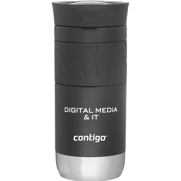 Customized Tumbler - Contigo SNAPSEAL Byron Stainless Steel Travel Mug, 20 oz.