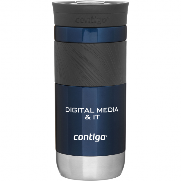 Customized Tumbler - Contigo SNAPSEAL Byron Stainless Steel Travel Mug, 20 oz. - Image 2